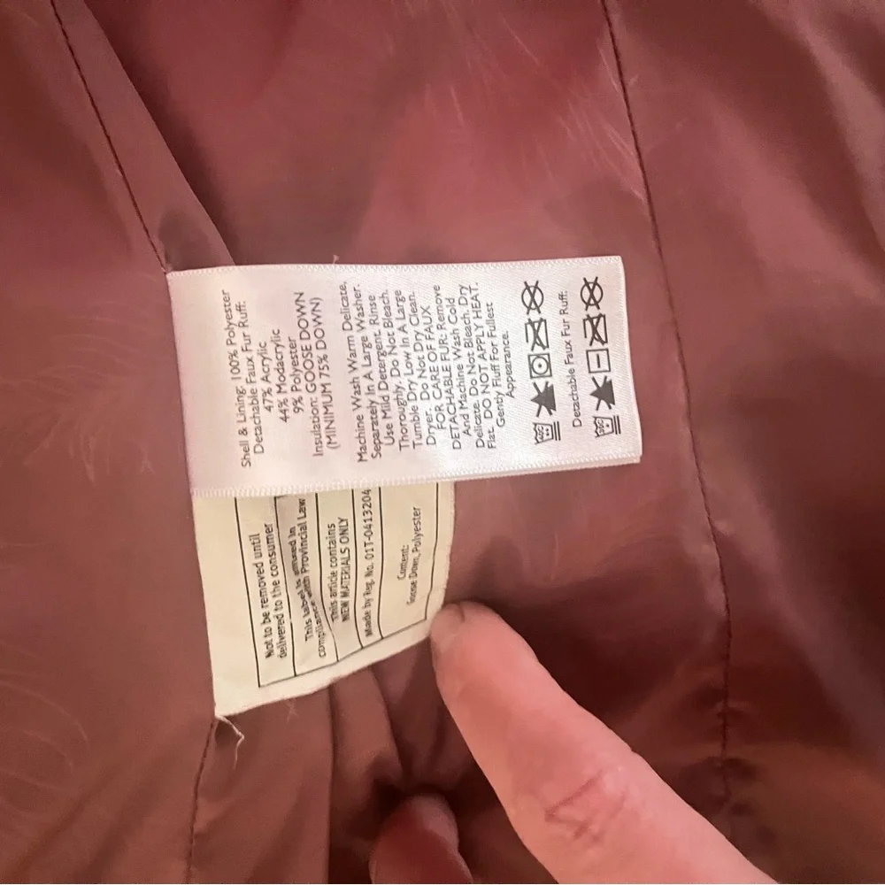 Eddie Bauer premium goose down, size XL, excellent condition.